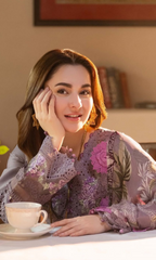 Maria.b - 3PC Embroidered Chickenkari Lawn Suit              jD. 2680