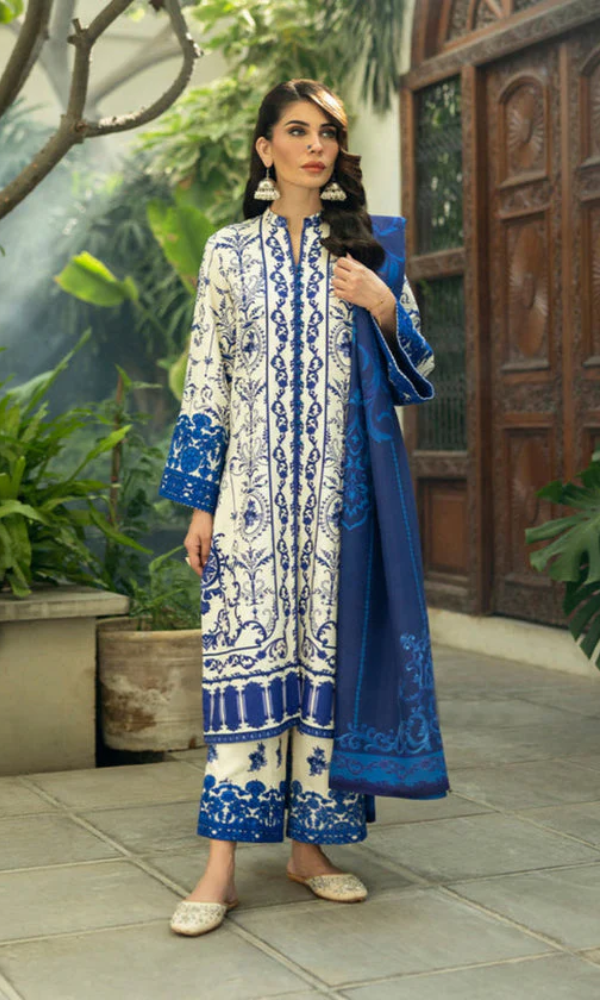 Maria.b 3PC - Digital Printed Lawn Suit ( Fine Printed Lawn Dupatta )