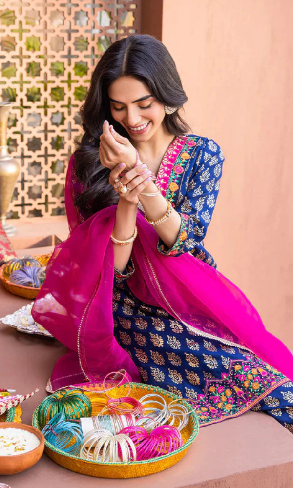 Maria.b 3PC - Digital Printed Embroidered Lawn Suit ( Fine Printed Lawn Dupatta )