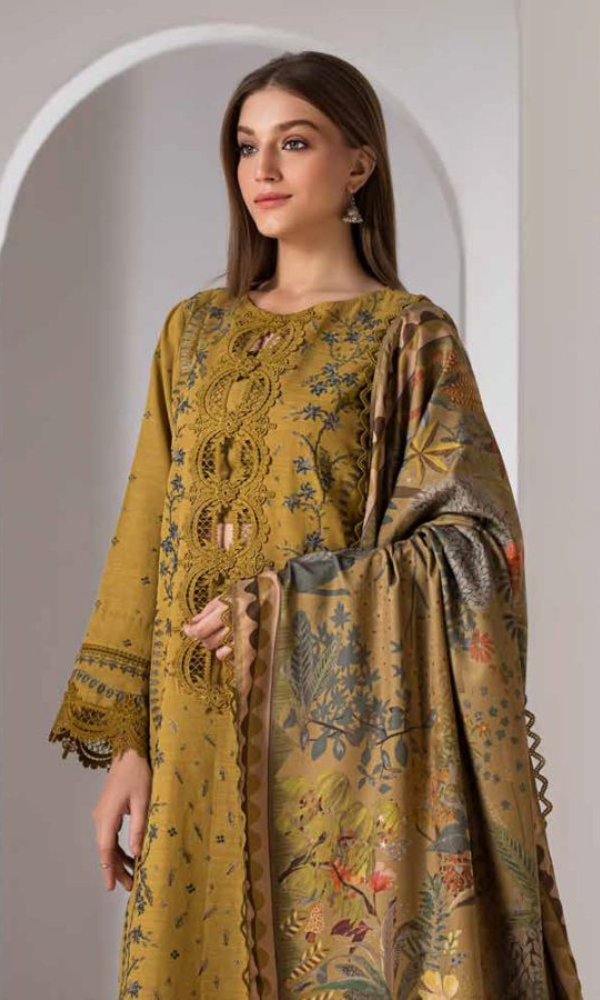 Sobia Nazir - 3PC Heavy Embroidered  Lawn Suit