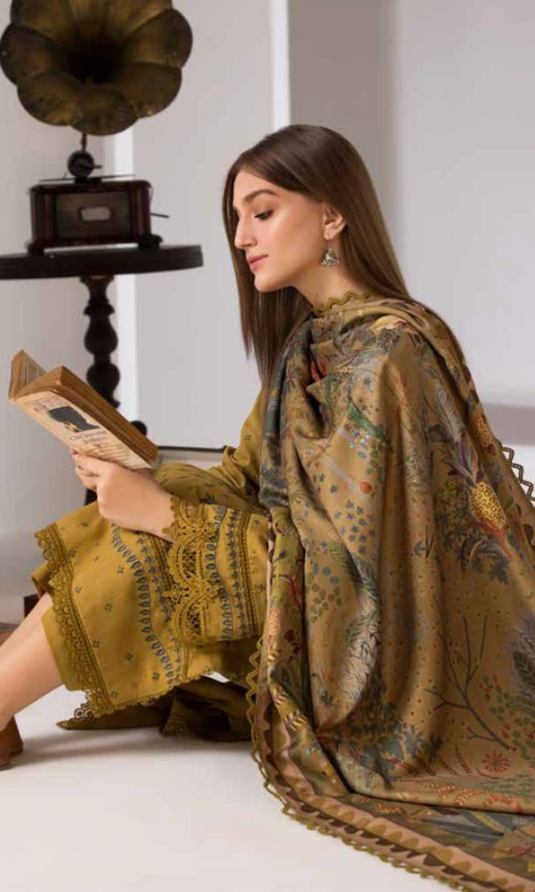Sobia Nazir - 3PC Heavy Embroidered  Lawn Suit