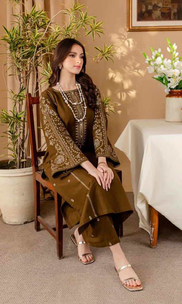 Batik - 2PC Heavy Embroidered Lawn Suit