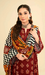 Nishat - 3PC Embroidered Lawn Suit