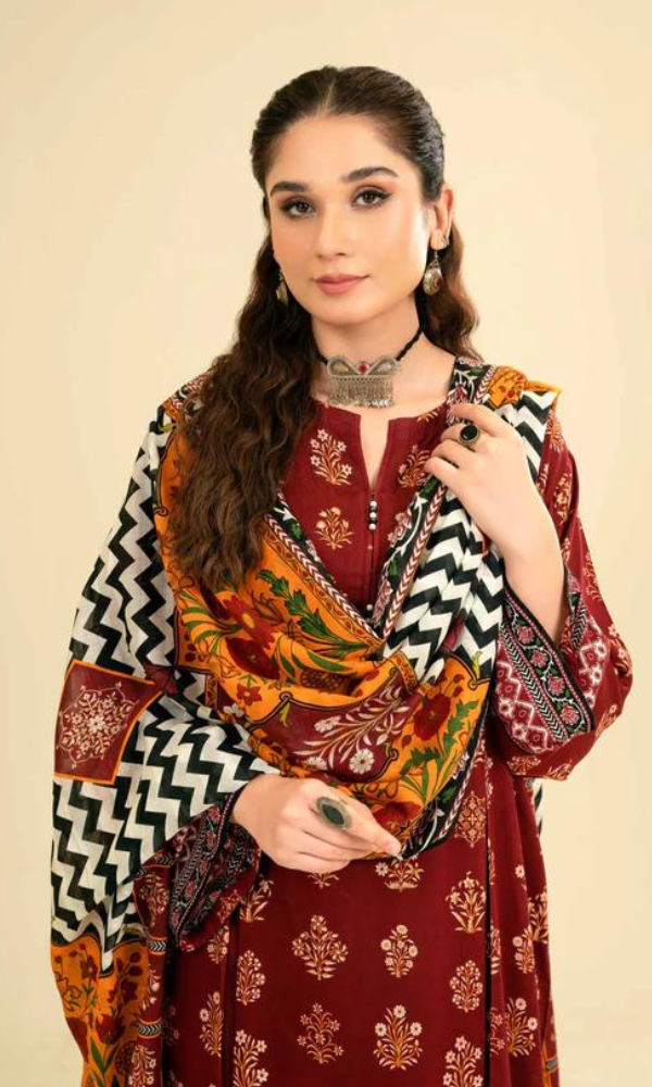 Nishat - 3PC Embroidered Lawn Suit