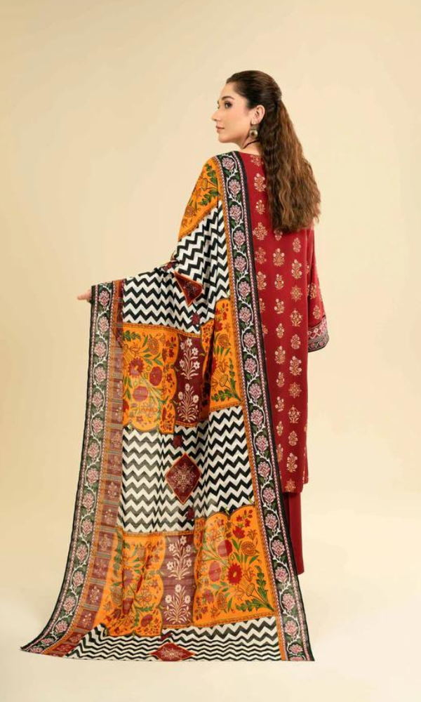 Nishat - 3PC Embroidered Lawn Suit