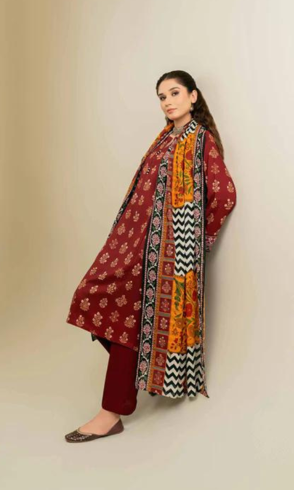 Nishat - 3PC Embroidered Lawn Suit