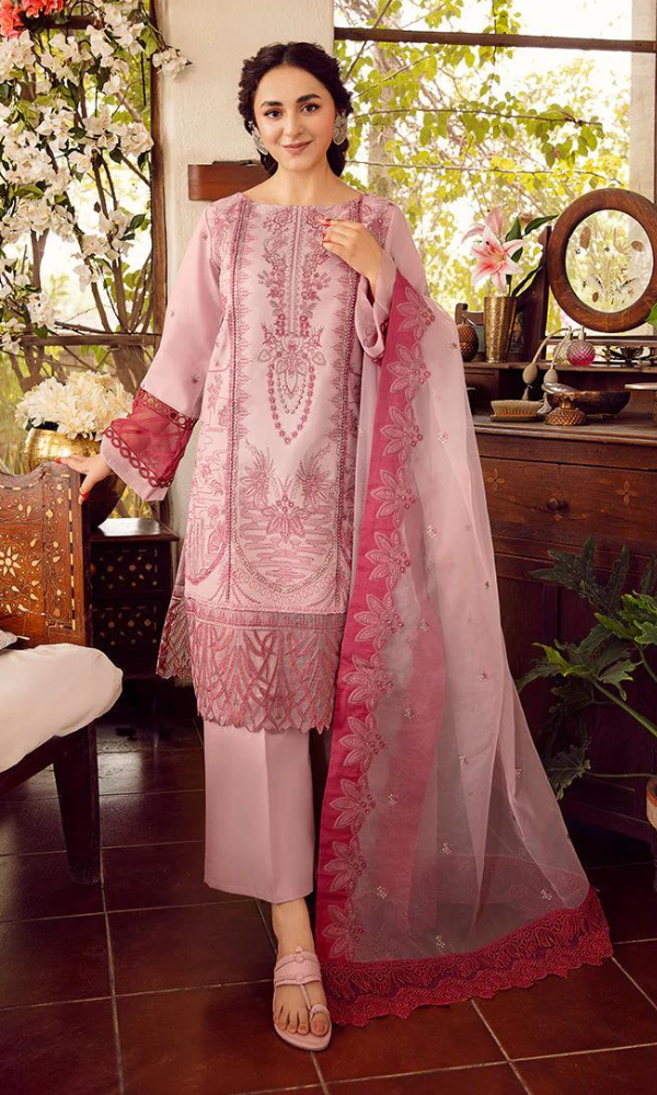 Anaya - 3PC Embroidered Lawn Suit -