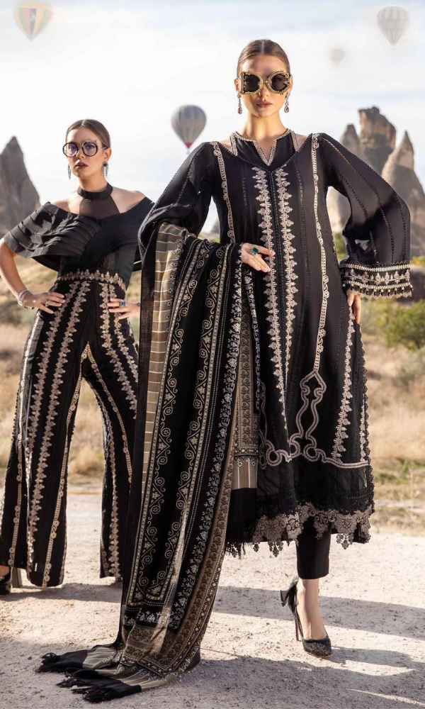 Maria.B - 3PC Embroidered Lawn Suit