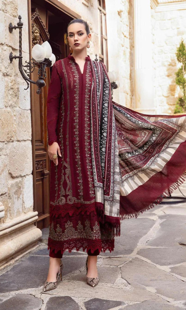 Maria.B - 3PC Embroidered Lawn Suit