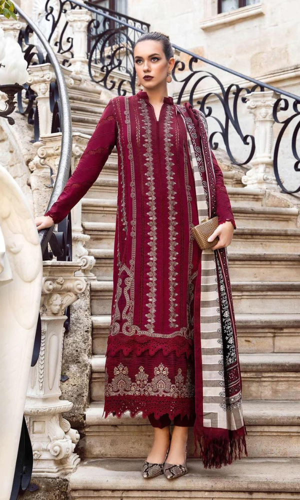 Maria.B - 3PC Embroidered Lawn Suit