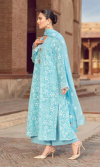 Bareeze - 3PC Embroidered Lawn Suit -