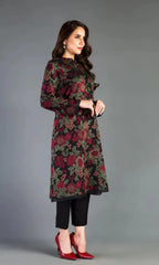 Bareeze - 3PC Lawn Full Heavy Embroidered Shirt With Heavy Embroidered Dupatta -