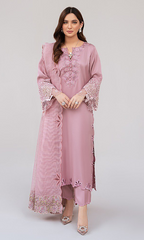 Nadia Farooqi - 3PC Lawn Embroidered Suit Nad#1