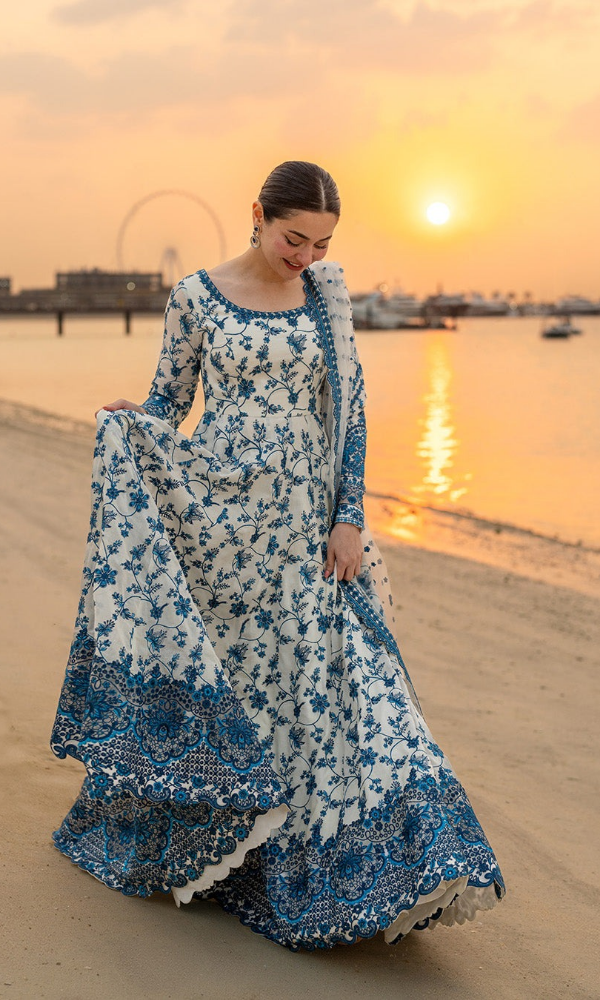 Faizan Saqlain 3PC (Unstitched) Embroidered Lawn Suit FS##1