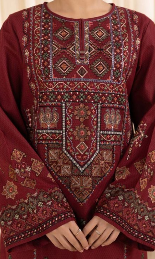 Sapphire - 3PC Heavy Embroidered Lawn Suit - AkA15