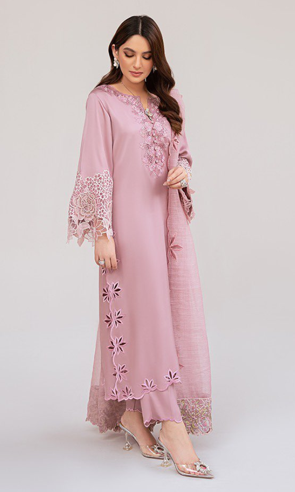 Nadia Farooqi - 3PC Lawn Embroidered Suit Nad#1