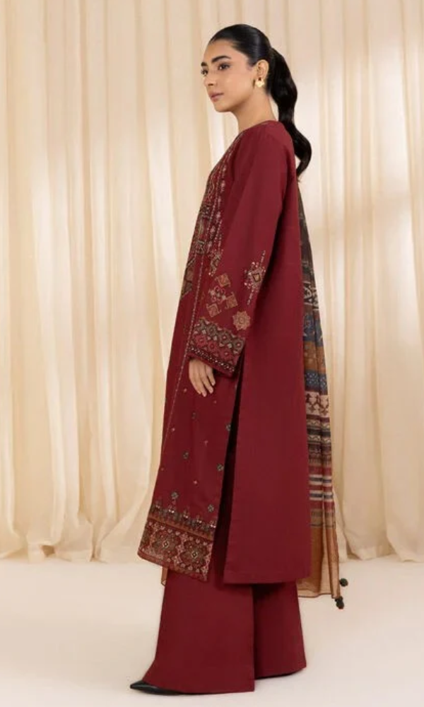 Sapphire - 3PC Heavy Embroidered Lawn Suit - AkA15
