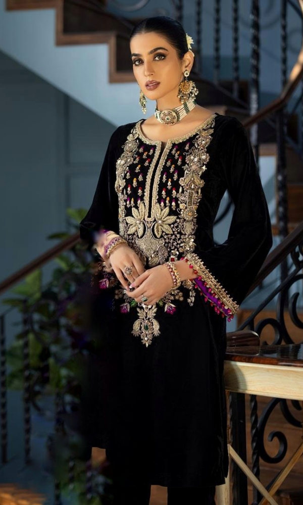Khuda Baksh - 3PC Embroidered Suit - KB021