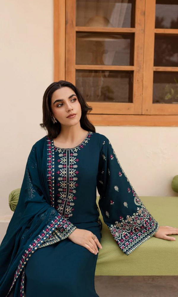 Batik - 3PC Heavy Embroidered Lawn Suit