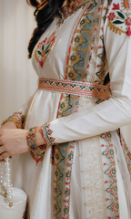 Peraan - 3PC Embroidered Premium Raw Silk Frock - RR59