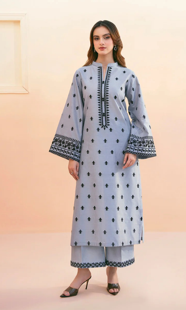 Maria.B 3PC (Unstitched) Embroidered Lawn Fabric Rz-69