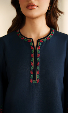 Jazmine 3PC Heavy Embroidered Dhanak Suit ( Embroidered Dhanak Shawl ) JZM#1065