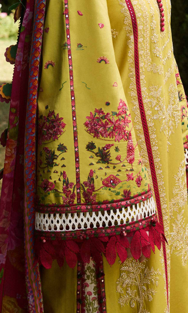 Hussain Rehar 3PC Heavy Embroidered Dhanak Suit ( Printed Woolen Shawl ) HRN#1063
