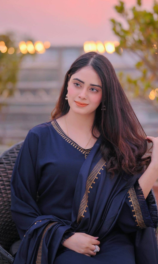 Aisling 3 Piece Heavy Embroidered Dhanak Suit ( Print Dhanak Shawal )