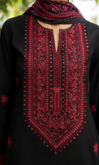 Baroque 3PC Heavy Embroidered Dhanak Suit ( Heavy Embroidered Dhanak Shawl )BRQ#1069