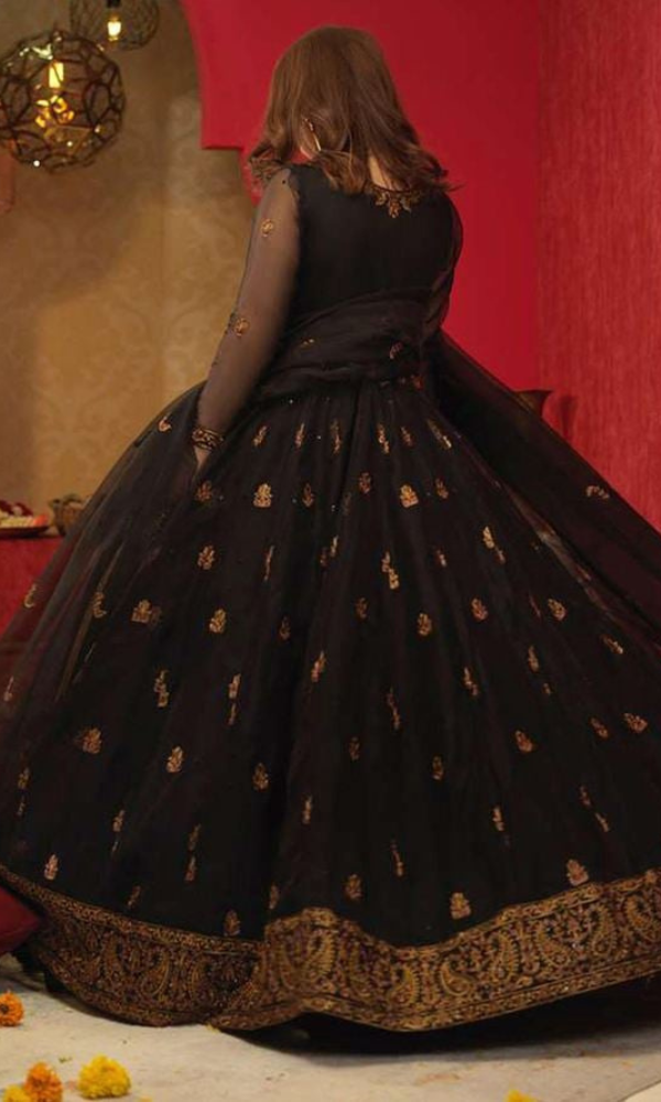 Asim Jofa - 3PC Embroidered Premium Frock - ASM#1062