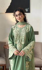 Batik 3PC (Unstitched) Embroidered Lawn Suit IZ-987