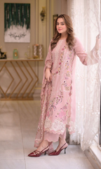 Aneela's Luxury 3PC Embroidery Lawn Suit Anls#1