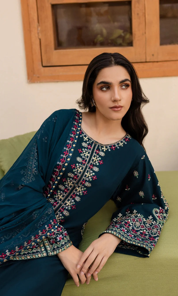 Batik - 3PC Heavy Embroidered Lawn Suit