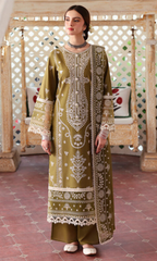 Maria.B 3PC Fully Embroidered Dhanak Shirt