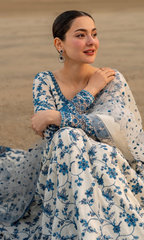 Faizan Saqlain 3PC (Unstitched) Embroidered Lawn Suit FS##1