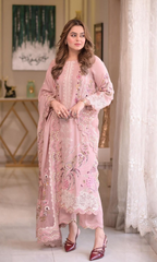 Aneela's Luxury 3PC Embroidery Lawn Suit Anls#1