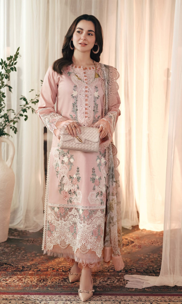 Jade 3PC (Unstitched) Embroidered Lawn Suit QL-2575