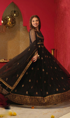 Asim Jofa - 3PC Embroidered Premium Frock - ASM#1062