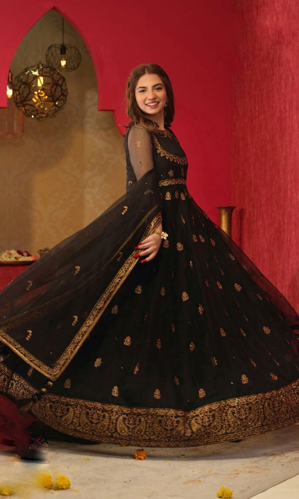 Asim Jofa - 3PC Embroidered Premium Frock - ASM#1062