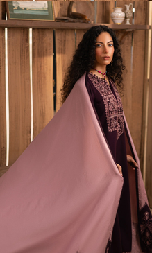 Zarqash 3PC Embroidered Dhanak Shirt