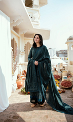 Maria.B 3PC Heavy Embroidered Lawn Suit