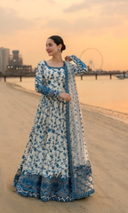 Faizan Saqlain 3PC (Unstitched) Embroidered Lawn Suit FS##1