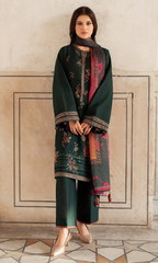 Jazmin - 3PC Embroidered Dhanak Suit