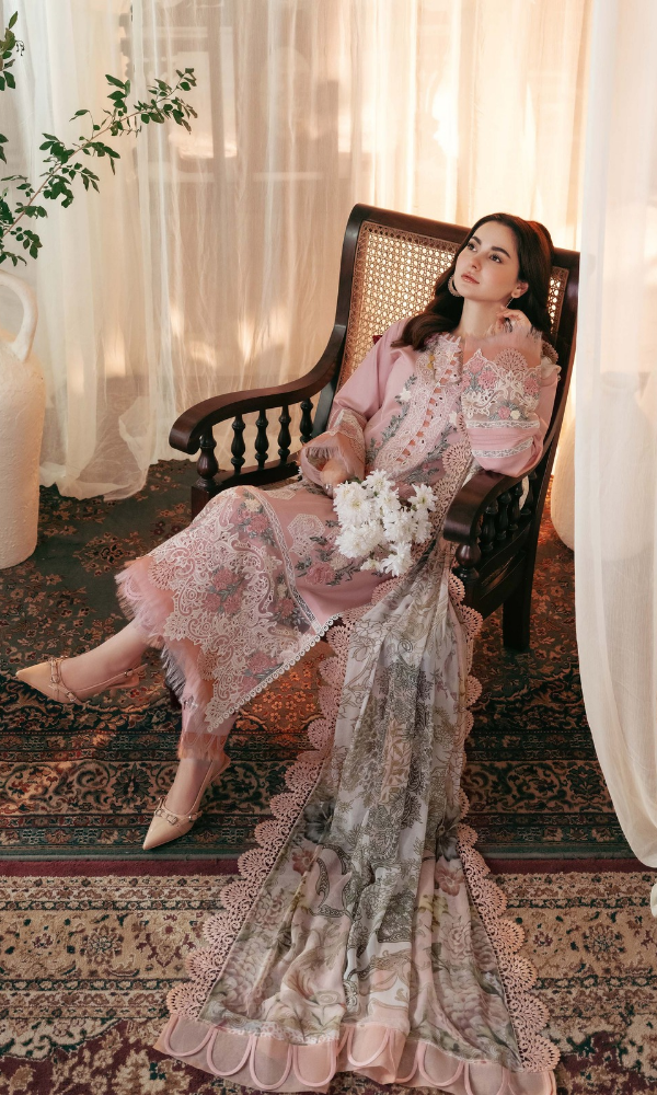 Jade 3PC (Unstitched) Embroidered Lawn Suit QL-2575