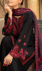 Baroque 3PC Heavy Embroidered Dhanak Suit ( Heavy Embroidered Dhanak Shawl )BRQ#1069