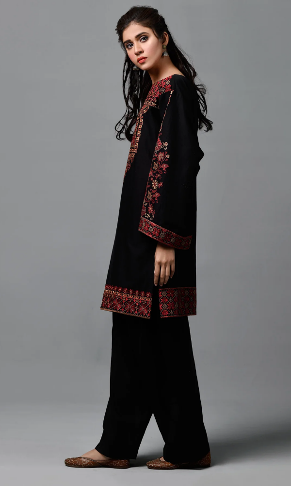 Kayseria - 3PC Heavy Embroidered Lawn Suit  Full Embroidered Chiffon Dupatta