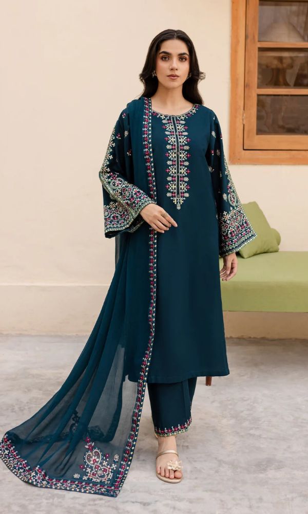 Batik - 3PC Heavy Embroidered Lawn Suit