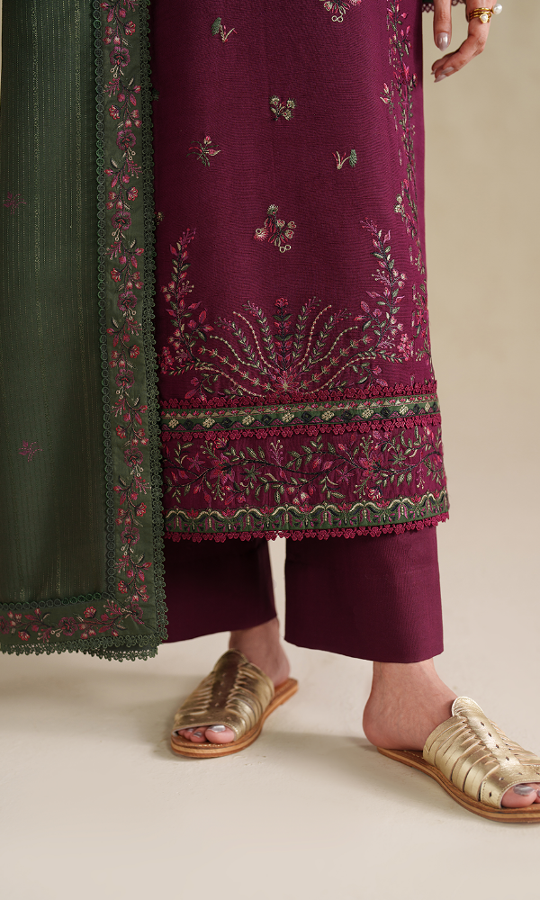 Maria.B 3PC (Unstitched) Embroidered Lawn Suit IRZ-2705