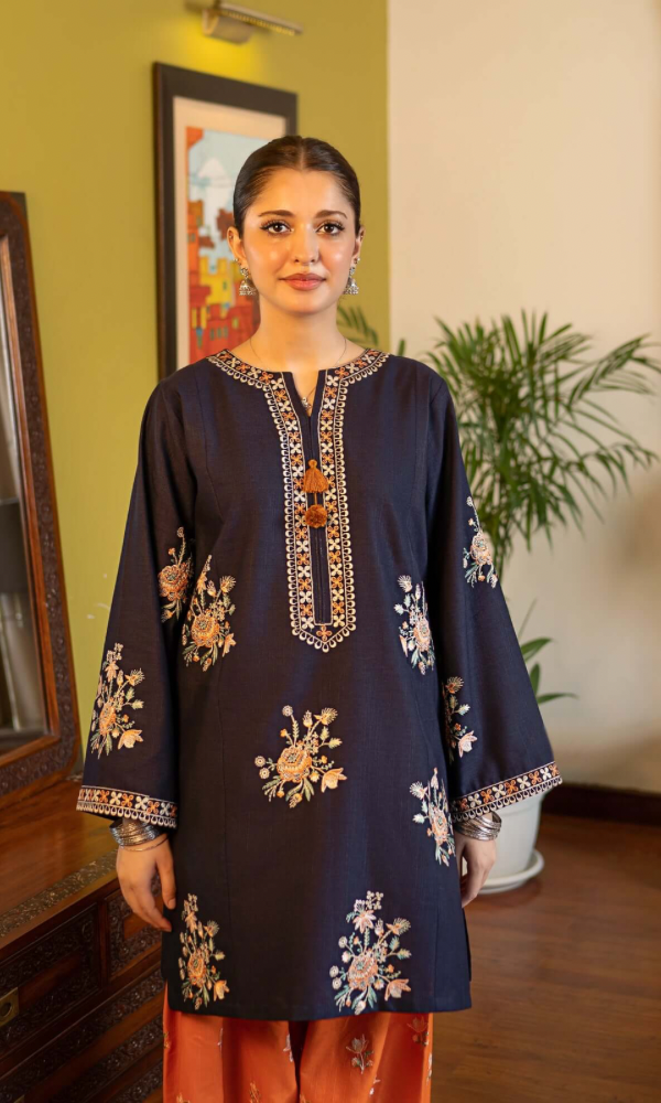 Jazmine 3PC Heavy Embroidered Dhanak Suit ( Embroidered Dhanak Shawl ) JZM#1065