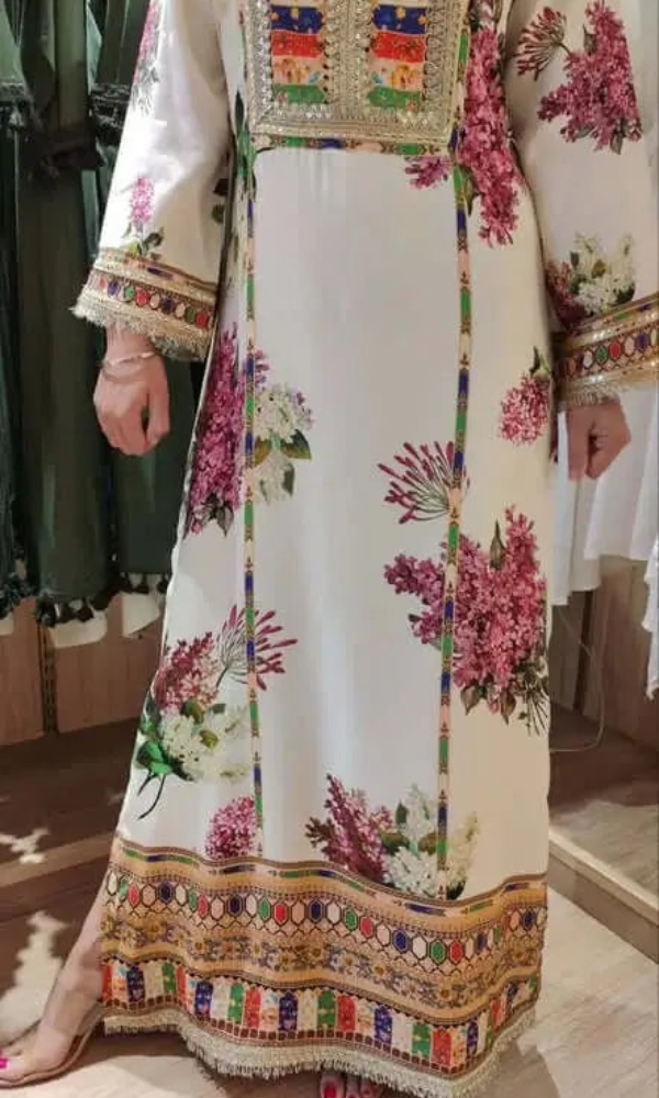 Baroque 3PC Unstitched Heavy Embroidered Shamoz Silk Suit ( Four-Sided Embroidered Ready To Wear Shamoz Silk Dupatta ) BRQ#1073